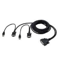 Belkin OmniView? ENTERPRISE Series Dual-Port USB KVM Cable, 1.8m (F1D9401-06)